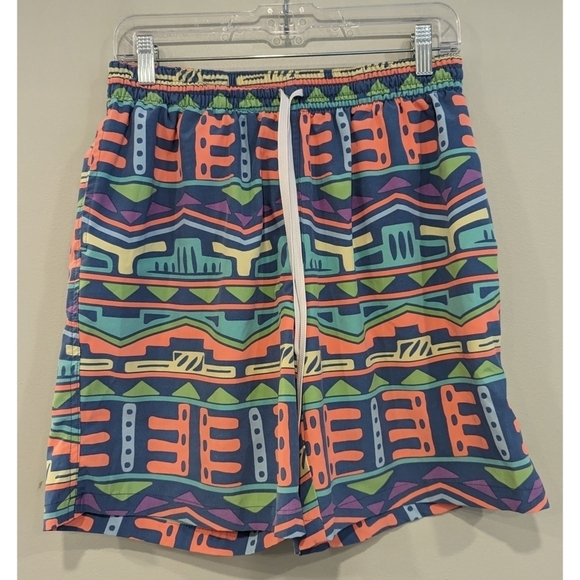 Chubbies Neon Retro Swim Trunks Size Large - Picture 1 of 7